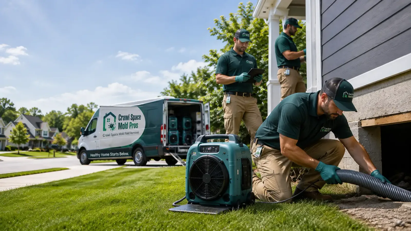Crawl Space Mold Removal in Findlay, IL